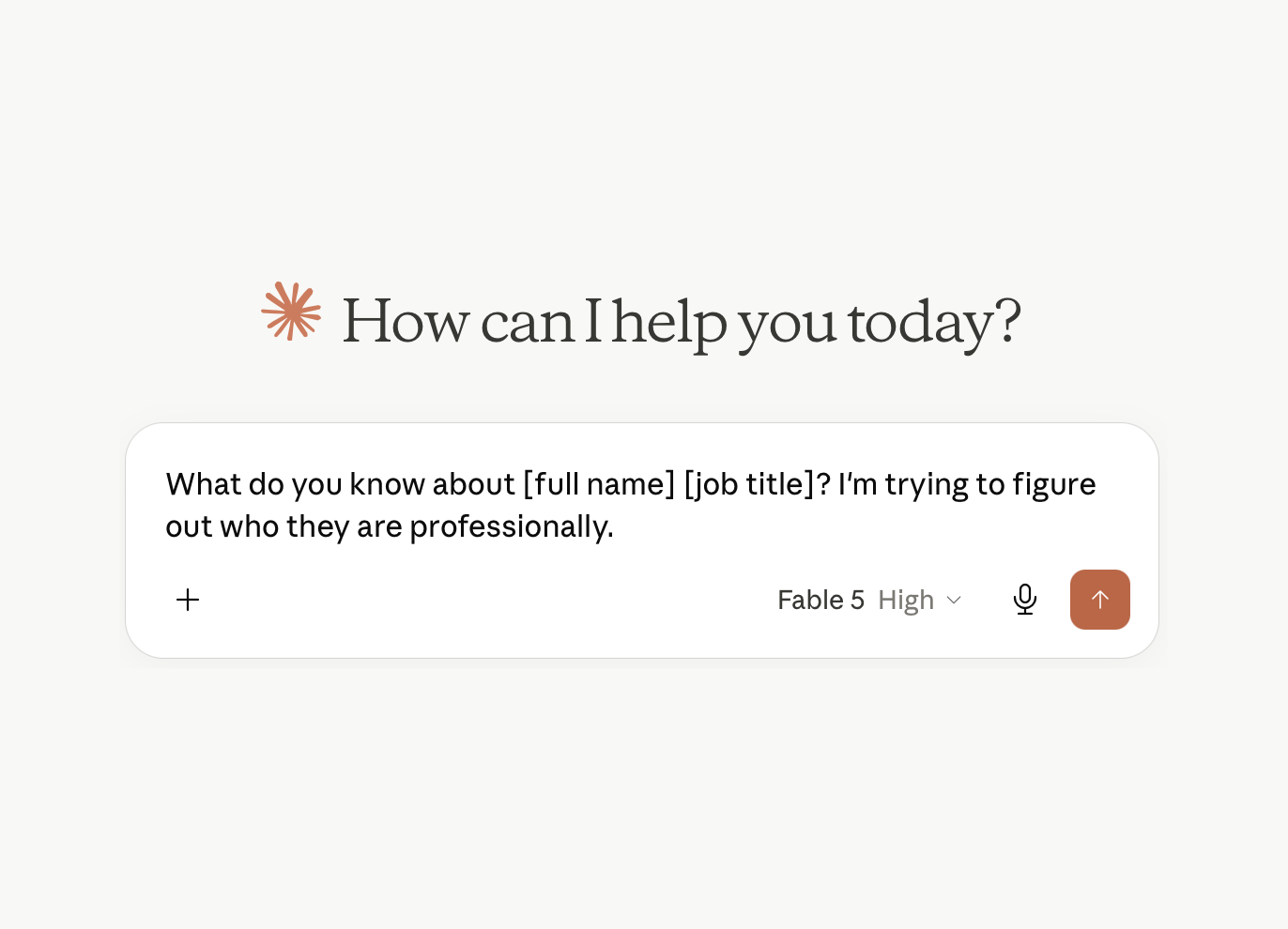 Claude.ai chat window with the prompt typed in: "What do you know about Kevin Middleton? I'm trying to figure out who he is professionally."
