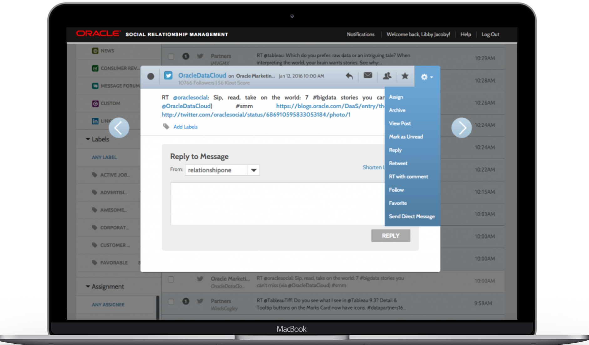 Engage v1: Message Actions