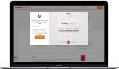 Covea login screen