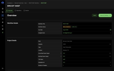 GridStrong model quality testing workflow