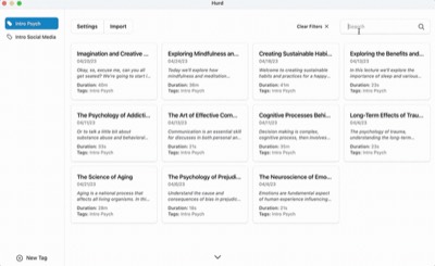 Hurd AI search highlighting