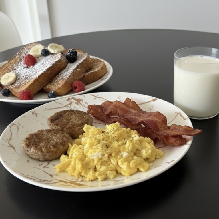 Slow-Cooked Creamy Scrambled Eggs