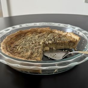 Sausage and Cheese Quiche